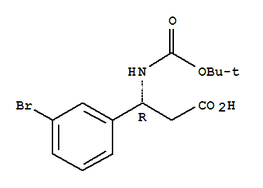 Benzenepropanoic acid, 3-bromo-?-[[(1,1-dimethylet...