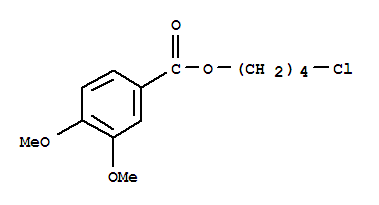 Benzoic acid,3,4-dimethoxy-, 4-chlorobutyl ester  