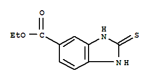 1H-BENZIMIDAZOLE-5-CARBOXYLIC ACID, 2,3-DIHYDRO-2-THIOXO-, ETHYL ESTER