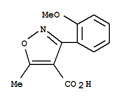 4-Isoxazolecarboxylicacid, 3-(2-methoxyphenyl)-5-methyl-