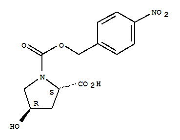 1,2-Pyrrolidinedicarboxylicacid, 4-hydroxy-, 1-[(4-nitrophenyl)methyl] ester, (2S,4R)-  