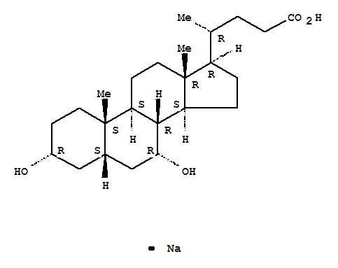 Cholan-24-oic acid,3,7-dihydroxy-, monosodium salt, (3a,5b,7a)-