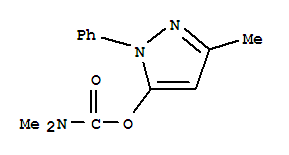 Carbamic acid,N,N-dimethyl-, 3-methyl-1-phenyl-1H-pyrazol-5-yl ester