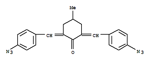 Cyclohexanone,2,6-bis[(4-azidophenyl)methylene]-4-methyl-