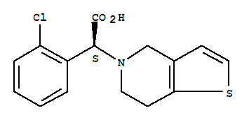 [(+)-(S)-(o-chlorophenyl)-6,7-dihydrothieno[3,2-c]pyridine-5(4H)-aceticacid