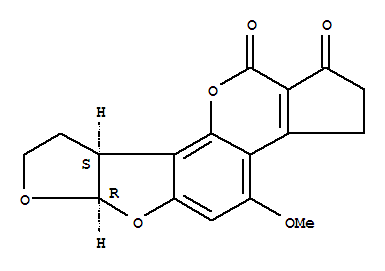 Cyclopenta[c]furo[3',2':4,5]furo[2,3-h][1]benzopyran-1,11-dione,2,3,6a,8,9,9a-hexahydro-4-methoxy-, (6aR,9aS)-