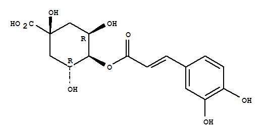 Cryptochlorogenic acid; 5-Caffeoylquinic acid