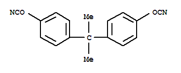 Cyanic acid (1-methylethylidene)di-4,1-phenylene ester homopolymer