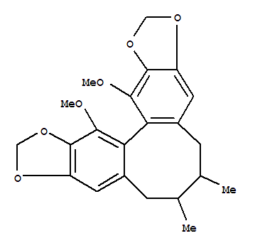 Cycloocta[1,2-f:3,4-f']bis[1,3]benzodioxole,5,6,7,8-tetrahydro-13,14-dimethoxy-6,7-dimethyl-, (6R,7S,13aS)-