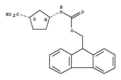 (1S,3R)-N-Fmoc-3-氨基环戊烷甲酸  220497-66-5  95%  250mg