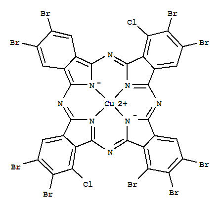 Copper,[1,2,3,9,10,16,17,23,24-nonabromo-11,25-dichloro-29H,31H-phthalocyaninato(2-)-kN29,kN30,kN31,kN32]-, (SP-4-2)-