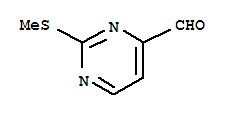 4-Pyrimidinecarboxaldehyde,2-(methylthio)-