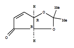 4H-Cyclopenta-1,3-dioxol-4-one,3a,6a-dihydro-2,2-dimethyl-, (3aR,6aR)-