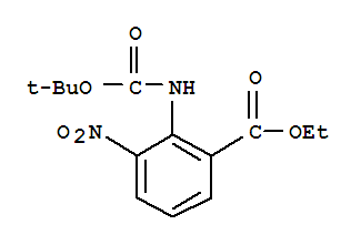 2-[[(1,1-Dimethylethoxy)carbonyl]amino]-3-nitrobenzoic acid ethyl ester  