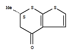 4H-Thieno[2,3-b]thiopyran-4-one,5,6-dihydro-6-methyl-, (6S)-