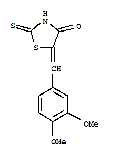 4-Thiazolidinone,5-[(3,4-dimethoxyphenyl)methylene]-2-thioxo-
