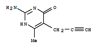 2-amino-6-methyl-5-(2-propynyl)-4(1H)-pyrimidinone