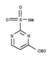 4-Pyrimidinecarboxaldehyde,2-(methylsulfonyl)-