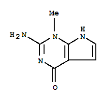4H-Pyrrolo[2,3-d]pyrimidin-4-one,2-amino-1,7-dihydro-1-methyl-