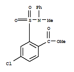 4-Chloro-2-(N-methyl-N-phenylsulfonamide)benzoicacid methyl ester