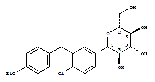 D-Glucitol,1,5-anhydro-1-C-[4-chloro-3-[(4-ethoxyphenyl)methyl]phenyl]-, (1S)-