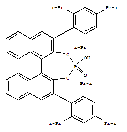 (s)-3,3-双(2,4,6-三异丙基苯基)-1,1-联萘-2,2-双磷酸氢酯，CAS号：1160823-78-8