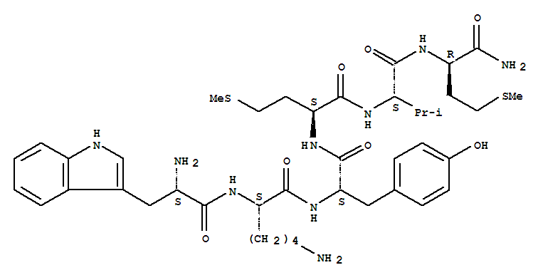 H-TRP-LYS-TYR-MET-VAL-D-MET-NH2|WKYMVm|187986-17-0|南京肽业
