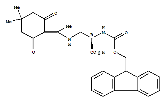 D-Alanine,3-[[1-(4,4-dimethyl-2,6-dioxocyclohexylidene)ethyl]amino]-N-[(9H-fluoren-9-ylmethoxy)carbonyl]-