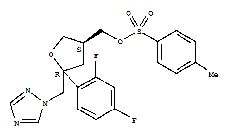 D-threo-Pentitol,2,5-anhydro-1,3,4-trideoxy-2-C-(2,4-difluorophenyl)-4-[[[(4-methylphenyl)sulfonyl]oxy]methyl]-1-(1H-1,2,4-triazol-1-yl)-