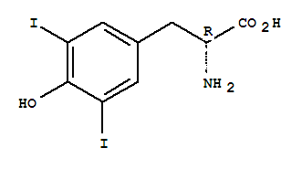 (2R)-2-amino-3-(4-hydroxy-3,5-diiodophenyl)propanoic acid