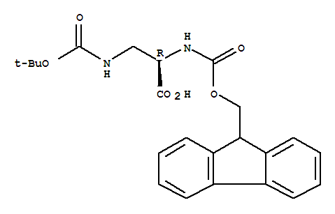 D-Alanine,3-[[(1,1-dimethylethoxy)carbonyl]amino]-N-[(9H-fluoren-9-ylmethoxy)carbonyl]-
