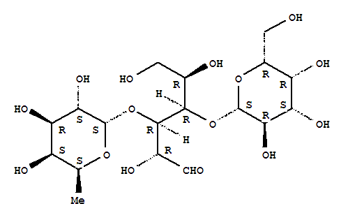 D-Glucose, O-6-deoxy-a-L-galactopyranosyl-(1®3)-O-[b-D-galactopyranosyl-(1®4)]-