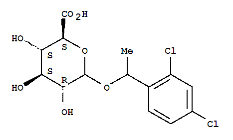 D-Glucopyranosiduronicacid, 1-(2,4-dichlorophenyl)ethyl