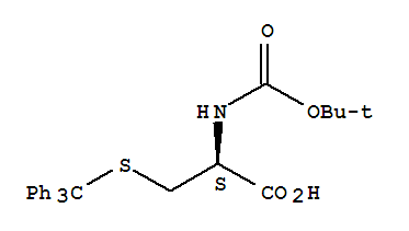 D-Cysteine,N-[(1,1-dimethylethoxy)carbonyl]-S-(triphenylmethyl)-
