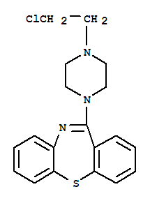 10-(2-chloroethyl)-6-piperazin-1-ylbenzo[b][1,4]benzothiazepine