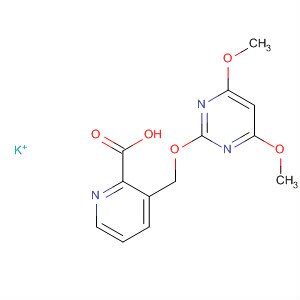Benzoic acid, 3,6-dichloro-2-[(4,6-dimethoxy-2-pyrimidinyl)carbonyl]-,sodium salt structure