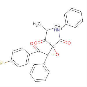 3-(4-Fluorobenzoyl)-2-(2-methyl-1-oxopropyl)-N,3-diphenyloxiranecarboxamide