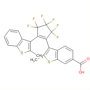 Benzo[b]thiophene-6-carboxylic acid,3-[3,3,4,4,5,5-hexafluoro-2-(2-methylbenzo[b]thien-3-yl)-1-cyclopenten-1-yl]-2-methyl-  