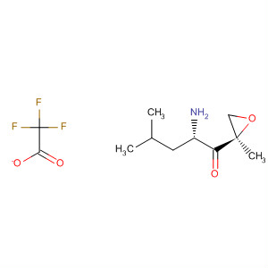 1-?Pentanone, 2-?amino-?4-?methyl-?1-?[(2R)?-?2-?methyl-?2-?oxiranyl]?-?, (2S)?-?, 2,?2,?2-?trifluoroacetate (1:1)