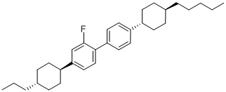 trans,trans-2-Fluor-4-(4-pentylcyclohexyl)-4'-(4-propyl-cyclohexyl)-1,1'-biphenyl