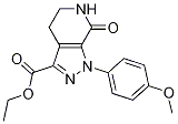 1H-Pyrazolo[3,4-c]pyridine-3-carboxylic acid,4,5,6,7-tetrahydro-1-(4-methoxyphenyl)-7-oxo-, ethyl ester