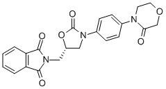 1H-Isoindole-1,3(2H)-dione,2-[[(5S)-2-oxo-3-[4-(3-oxo-4-morpholinyl)phenyl]-5-oxazolidinyl]methyl]-