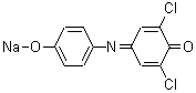 2,5-Cyclohexadien-1-one,2,6-dichloro-4-[(4-hydroxyphenyl)imino]-, sodium salt (1:1)