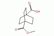 Bicyclo[2,2,2] octane -1,4-dicarboxylic acid hemimethyl ester