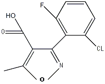 4-Isoxazolecarboxylicacid, 3-(2-chloro-6-fluorophenyl)-5-methyl-