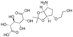 2-[[(3aR,4S,6R,6aS)-6-Aminotetrahydro-2,2-dimethyl-4H-cyclopenta-1,3-dioxol-4-yl]oxy]-ethanol (2R,3R)-2,3-dihydroxybutanedioate