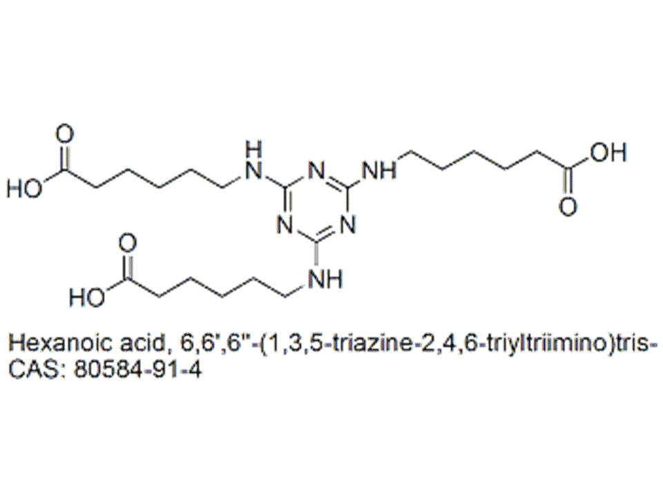 6,6',6''-(1,3,5-Triazine-2,4,6-triyltriimino)trihexanoic acid