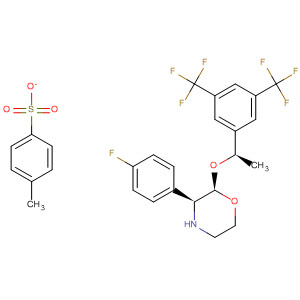2R,3S)-2-[(1R)-1-[3,5-Bis(trifluoromethyl)phenyl]ethoxy]-3-(4-fluorophenyl)morpholine 4-methylbenzenesulfonate