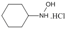 N-cyclohexylhydroxylamine hydrochloride（25100-12-3）