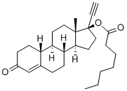 17alpha-Ethynyl-19-nortestosterone 17-heptanoate